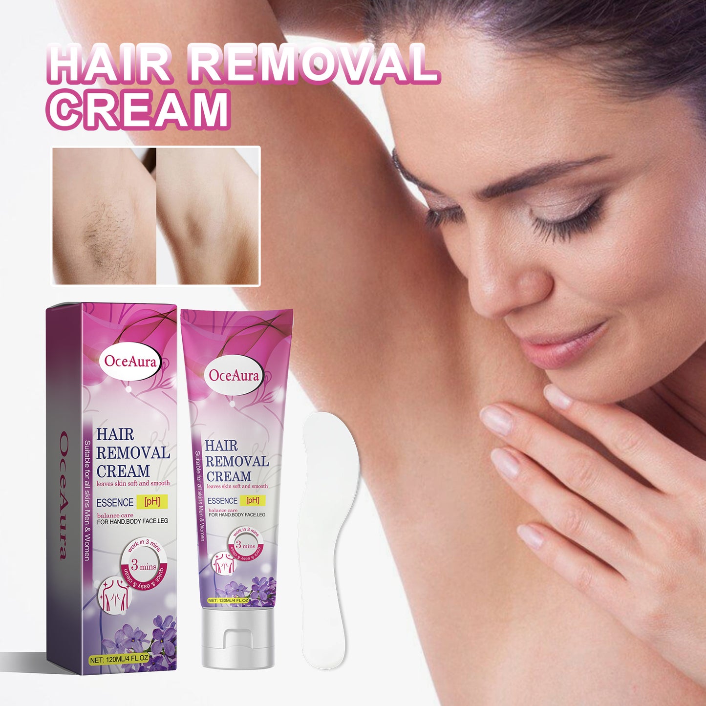 Delicate And Smooth Skin Depilatory Cream