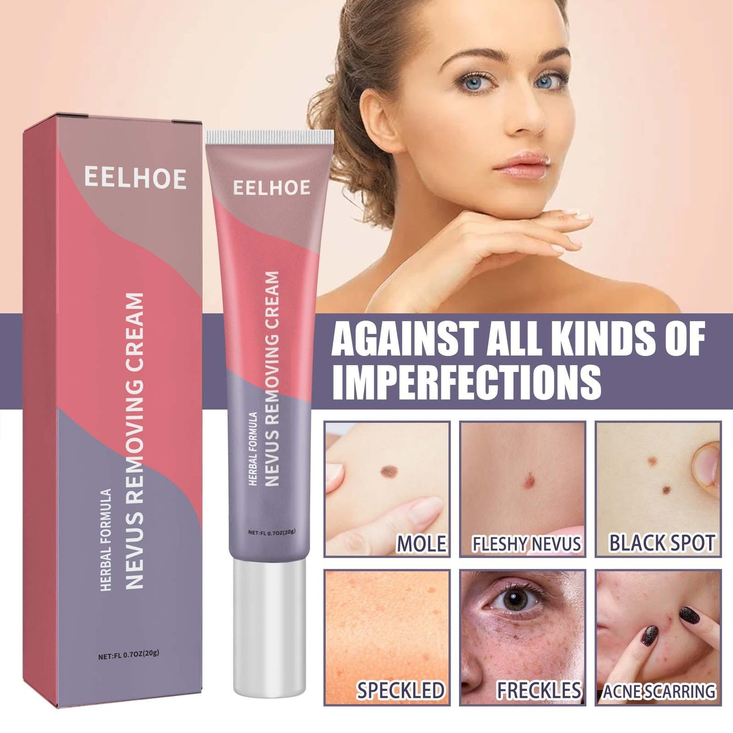 Skin Cleaning Removal Mole Wart Skin care lotion Hand And Foot