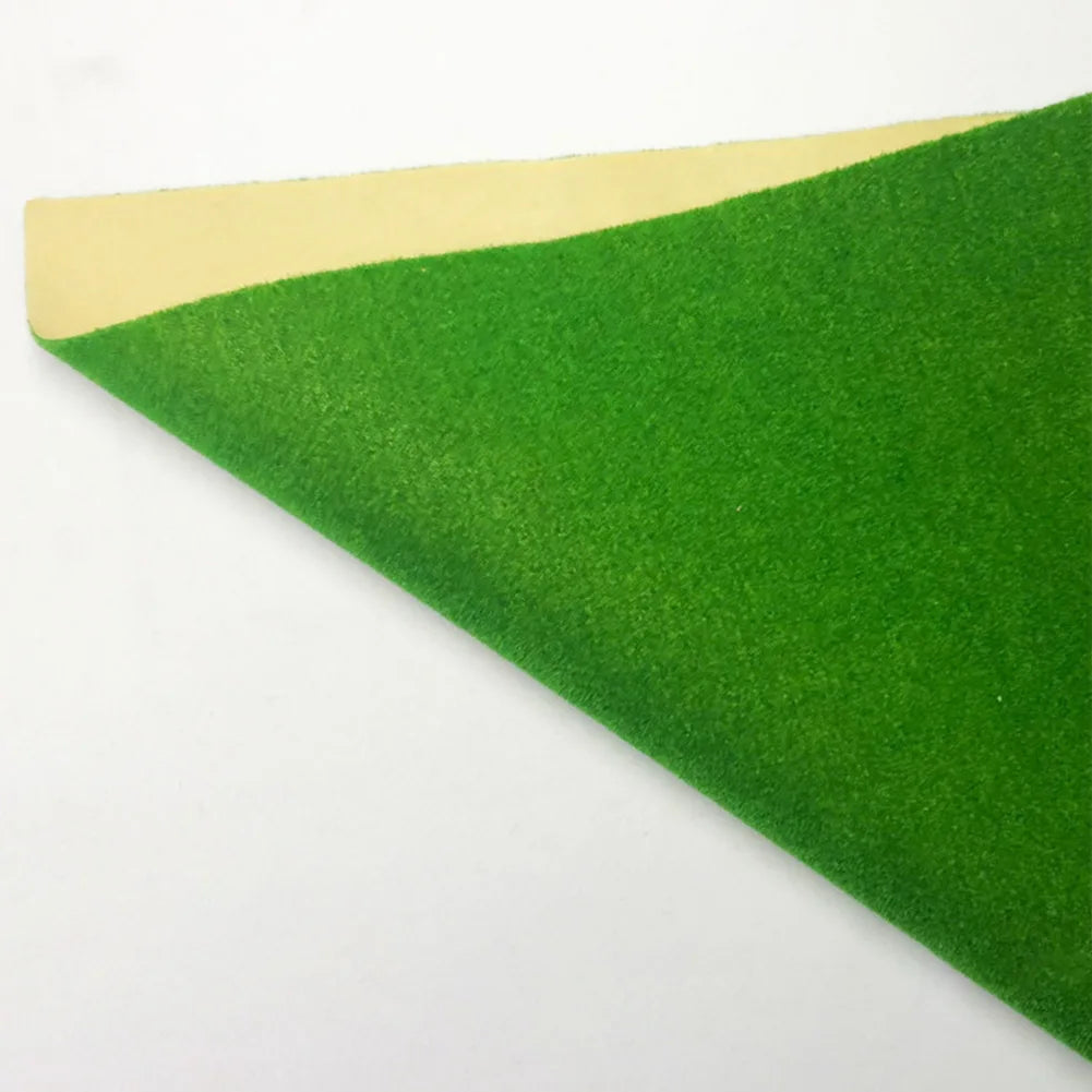 25cm Grass Mats Artificial Lawn Turf Model Landscape Scale Train Railway Scenery Building Layout Miniature Material Garden Decor