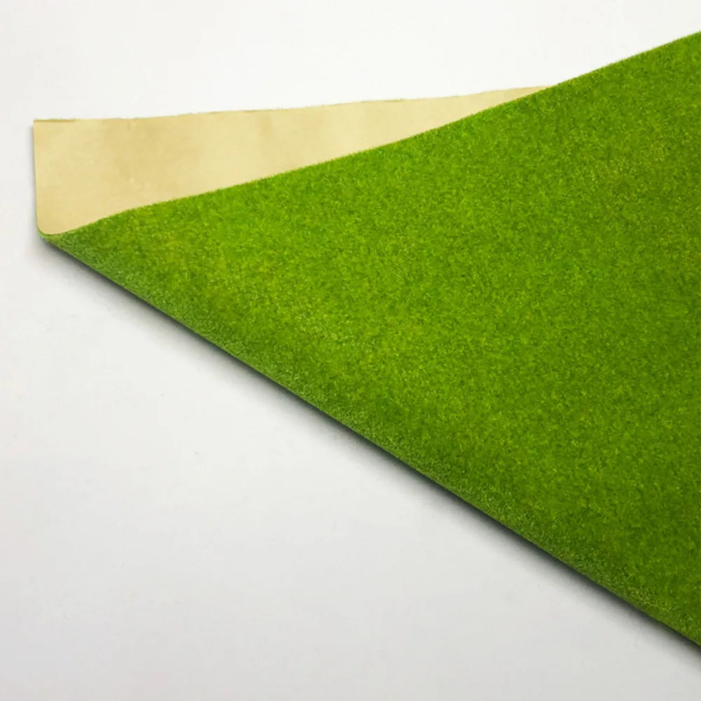 25cm Grass Mats Artificial Lawn Turf Model Landscape Scale Train Railway Scenery Building Layout Miniature Material Garden Decor