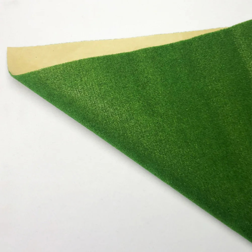 25cm Grass Mats Artificial Lawn Turf Model Landscape Scale Train Railway Scenery Building Layout Miniature Material Garden Decor