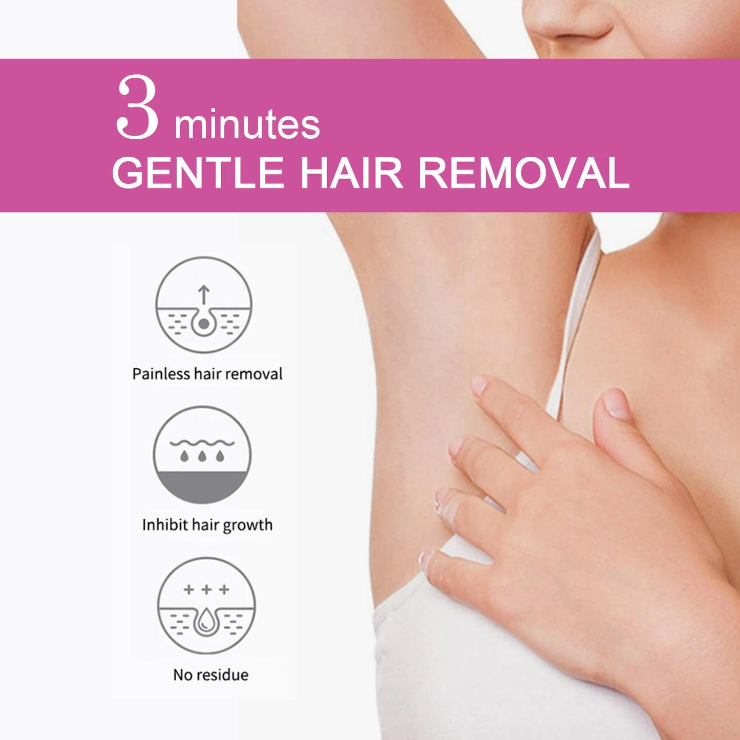 Delicate And Smooth Skin Depilatory Cream